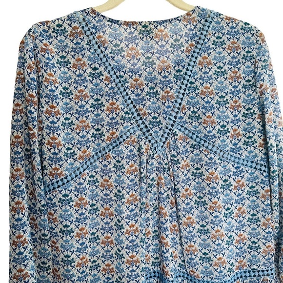 HOLDING HORSES ANTHROPOLOGIE BETONY FLORAL SWING DRESS SIZE 8 - Picture 11 of 15